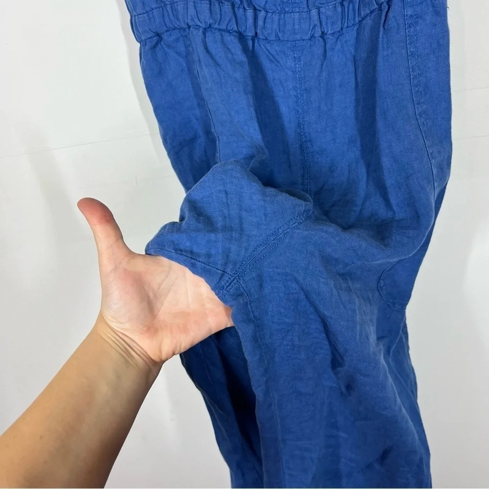 Everlane 100% Linen Shoestring Jumpsuit Size Medium